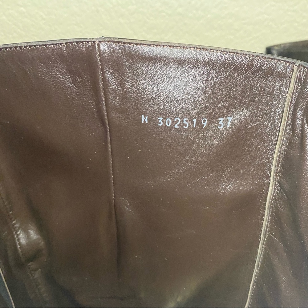 NWOB AGL Attilio Guisti Leombruni Black Leather Riding Boot in Black - Size 37 - Picture 7 of 14